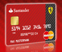Ferrari Card der Santander Consumer Bank